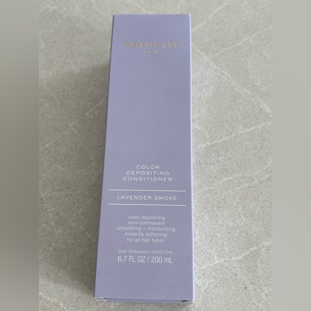 Kristin Ess Color Depositing Conditioner Lavender Smoke